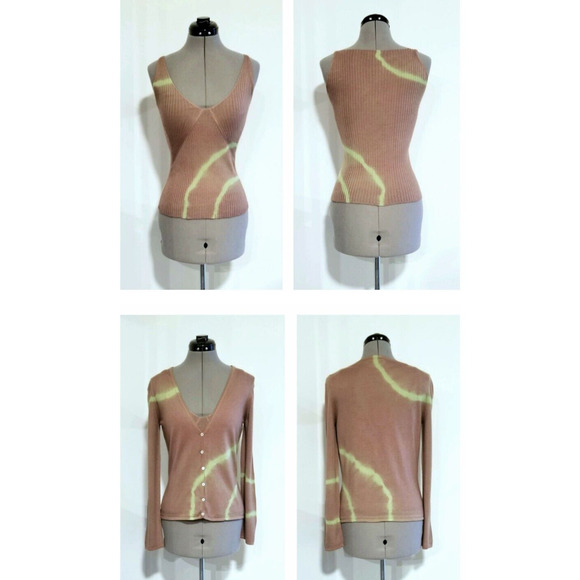 FRANCK NAMANI cashmere-silk sweater & top twinset 2-pc set $2,280 it-40 / us-4 - Picture 3 of 11